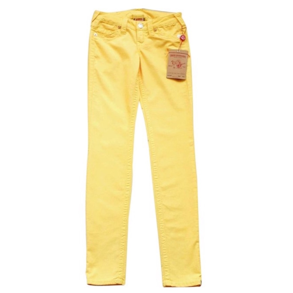 True Religion
Yellow Shannon Skinny Jeans